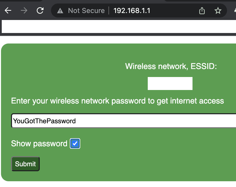 Password Prompt